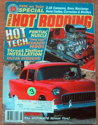 POPULAR HOT RODDING 1987 JUNE - ROAD RUNNERS, TIGER, McEWEN